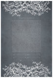 Signature Ketubah Branches on Bookcloth