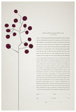 Signature Ketubah - Circle Tree