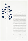 Signature Ketubah - Circle Tree on Bookcloth