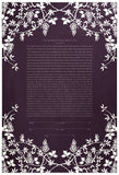Signature Ketubah Design (Washi Paper) Grapevines