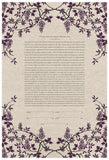 Signature Ketubah Design (Cotton Paper) Grapevines