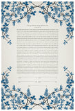 Signature Ketubah Design (Cotton Paper) Grapevines