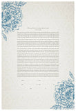 Signature Ketubah Peony Corner