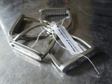 Pewter Equestrian Stirrup Napkin Rings - Free Shipping