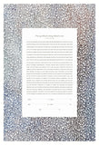Ketubah Papercut - Lace Leaves (Printed Border)