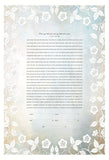 Ketubah Papercut - Blooming Garden (Classic Design)