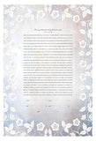 Ketubah Papercut - Blooming Garden (Classic Design)
