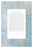Ketubah Papercut - Lace Leaves (Printed Border)