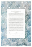 Ketubah Papercut - Tropical Frame (Printed Border)