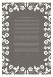 Papercut Ketubah Blooming Garden