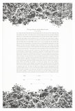 Papercut Ketubah Branches