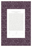Ketubah Papercut - Trellis (Printed Border)