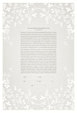 Ketubah Papercut - Grapevines (Classic Design)