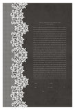 Papercut Ketubah Lace Fringe