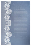Ketubah Papercut - Lace Fringe (Classic Design)