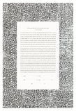 Ketubah Papercut - Lace Leaves (Metallic Border)
