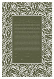 Ketubah Papercut - Roses Frame (Classic Design)