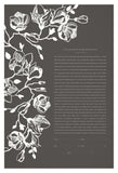 Ketubah Papercut - Southern Magnolias (Classic Design)