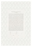 Ketubah Papercut - Art Nouveau Lace (Classic Design)