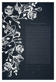Ketubah Papercut - Southern Magnolias (Classic Design)