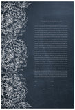 Signature Ketubah - Peonies