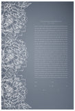 Signature Ketubah Design (Bookcloth) Peonies