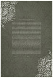 Signature Ketubah Design (Cotton Paper) Peony Corner