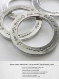 Beloved Pewter Napkin Rings - Free Shipping