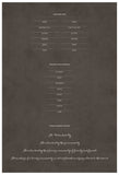 Quaker Marriage Certificate - Wild Flowers (parchment charcoal)