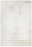 Marriage Certificate - Folk Garland (watercolor ascot gray/vanilla flowers)