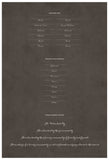 Quaker Marriage Certificate - Wild Flowers (parchment charcoal)