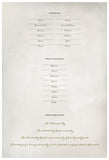 Marriage Certificate - Folk Garland (watercolor ascot gray/tea pink flowers)