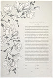 Signature Ketubah Design (Washi Paper) Southern Magnolias