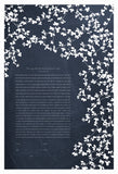Signature Ketubah - Sprigs on Bookcloth