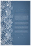 Signature Ketubah - Tropical Flora on Bookcloth