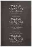 Quaker Marriage Certificate - Wild Flowers (chalkboard charcoal)