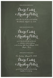 Quaker Marriage Certificate - Wild Flowers (chalkboard moss)