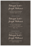 Quaker Marriage Certificate - Blooming Peonies (parchment charcoal)