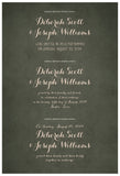 Quaker Marriage Certificate - Flower Garland (parchment moss)