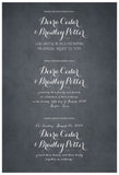Quaker Marriage Certificate - Wild Flowers (parchment slate blue)