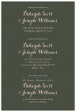 Quaker Marriage Certificate - Flower Garland (moss)