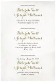 Quaker Marriage Certificate - Flower Garland (watercolor eggshell)