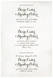 Marriage Certificate - Folk Garland (watercolor eggshell/tea pink flowers)