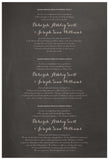 Quaker Marriage Certificate - Folk Garland (chalkboard charcoal/tea pink flowers)