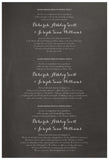 Quaker Marriage Certificate - Wild Flowers (chalkboard charcoal)