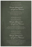 Quaker Marriage Certificate - Wild Flowers (chalkboard moss)
