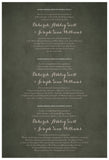 Quaker Marriage Certificate - Flower Garland (parchment moss)
