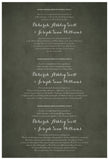 Quaker Marriage Certificate - Wild Flowers (parchment moss)