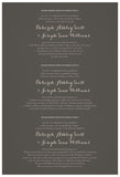 Quaker Marriage Certificate - Blooming Peonies (charcoal)