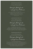 Quaker Marriage Certificate - Wild Flowers (moss)